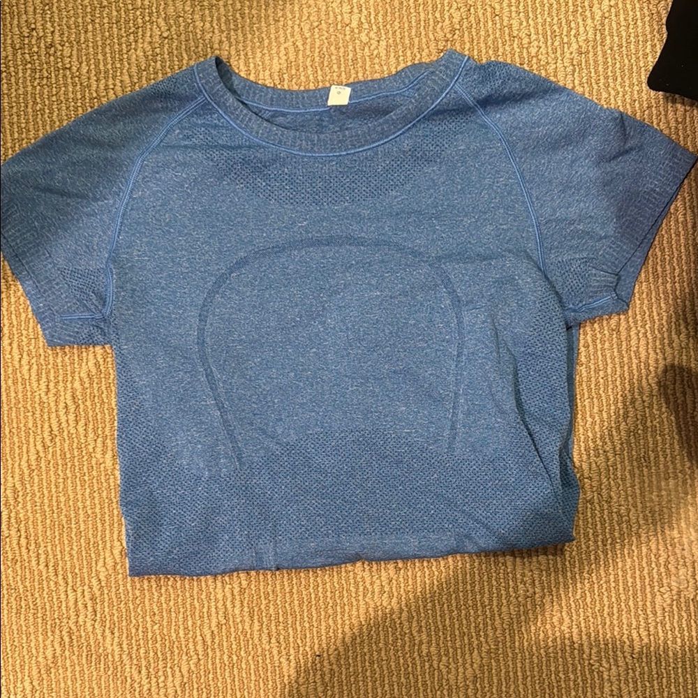 Lululemon Athletica Blue Short Sleeve Tee